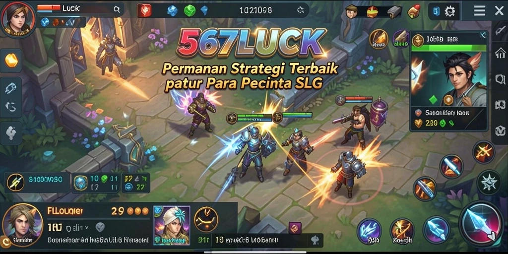 Tampilan gameplay menarik dari 567LUCK dengan strategi SLG yang mendebarkan.