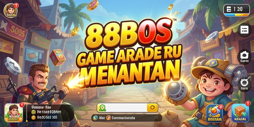 Screenshot gameplay 88BOS menampilkan aksi seru dalam game Arcade.