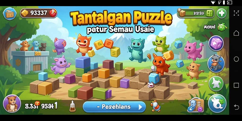 Gameplay menarik dari 93337 di dunia Puzzle.