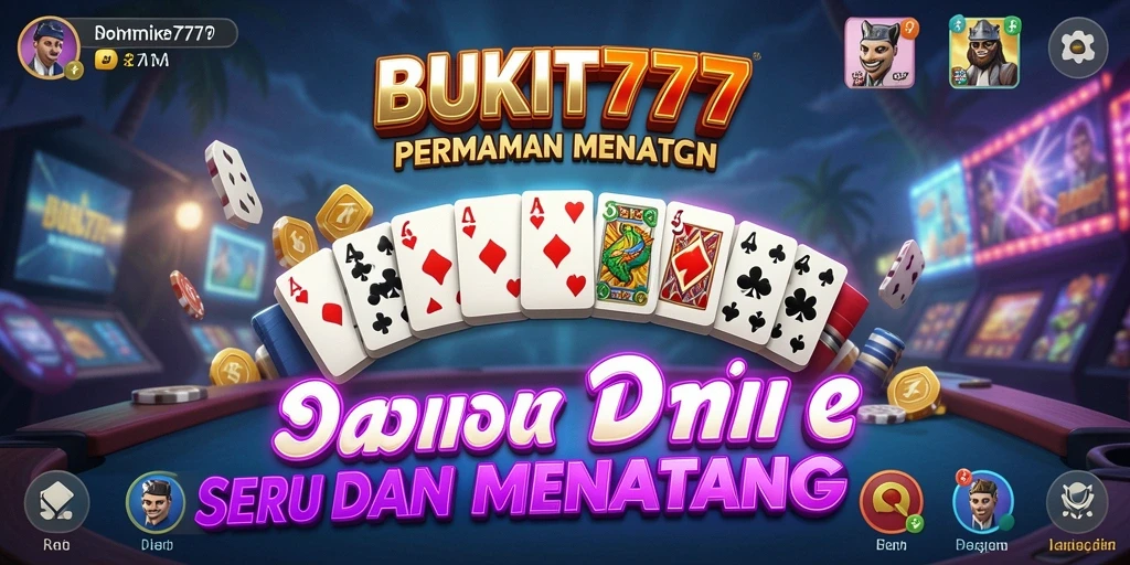 Tangkapan layar BUKIT777 menampilkan permainan Domino yang seru dan menantang.