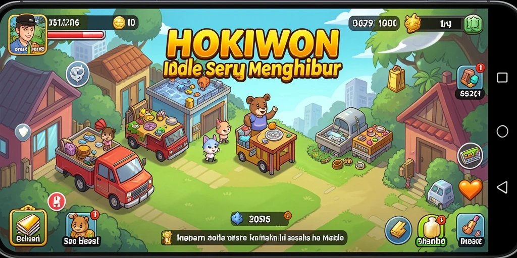 Tampilan gameplay HOKIWON yang menarik dan mengasyikkan.