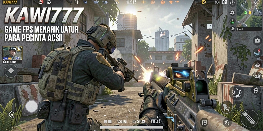Screenshot gameplay KAWI777 menampilkan aksi pertempuran yang mendebarkan.