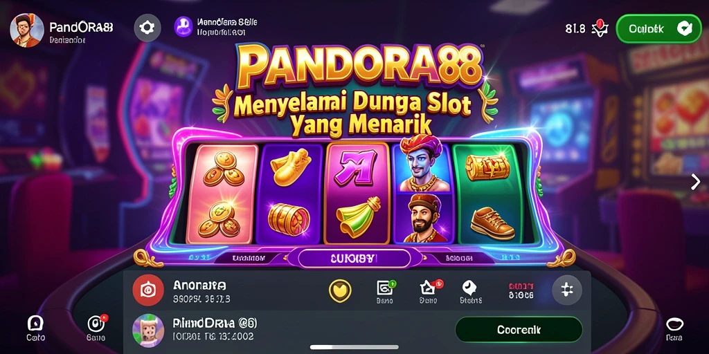 Tampilan gameplay seru di PANDORA88 yang penuh warna dan efek memukau.