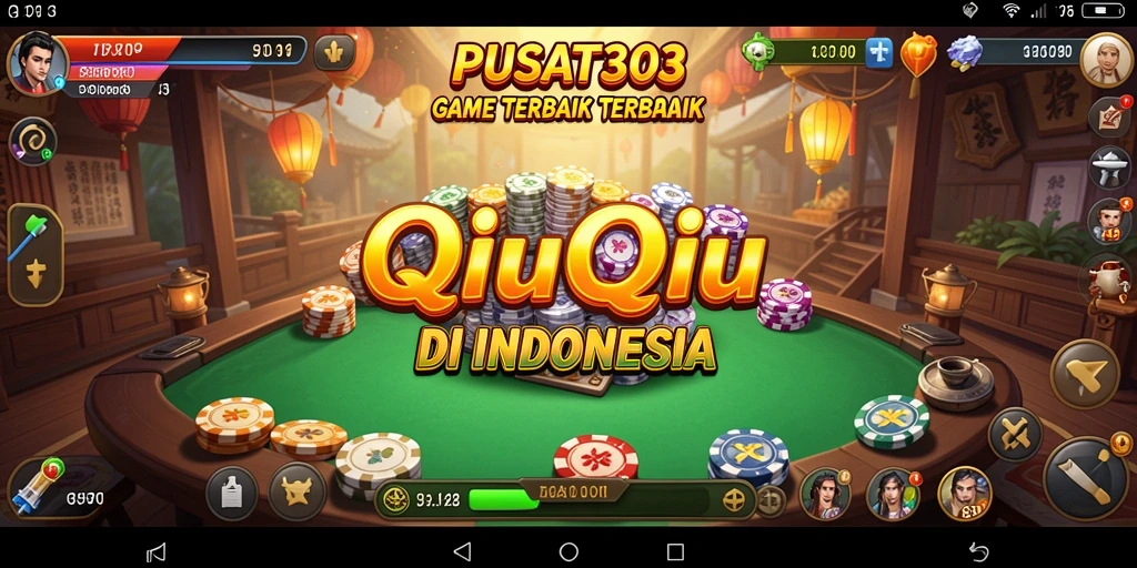 Menampilkan gameplay seru dari PUSAT303 QiuQiu.