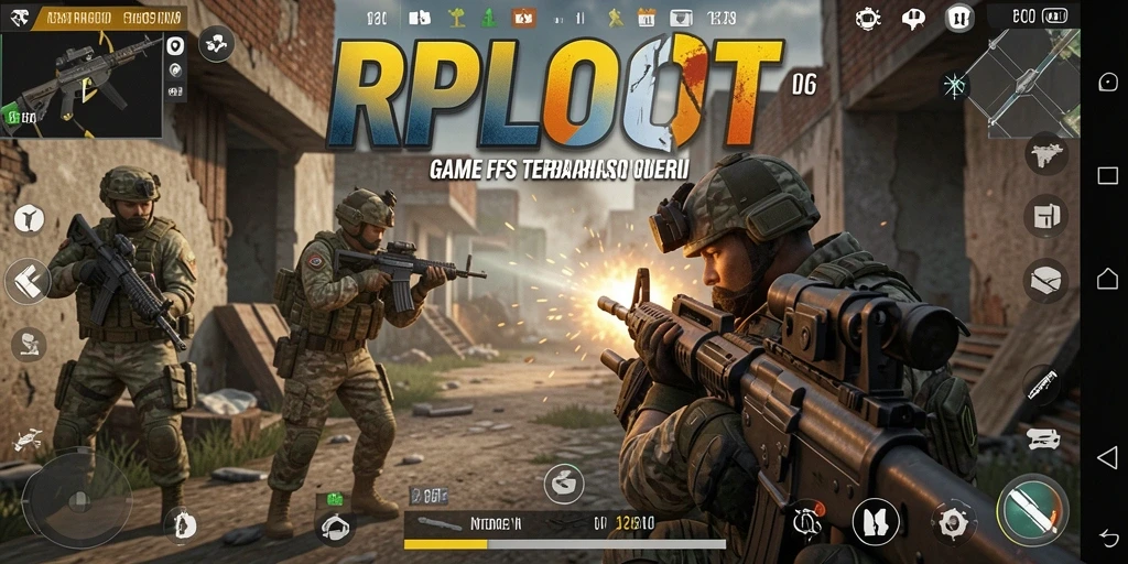 Tampilan gameplay RPLOOT yang menegangkan dan mendebarkan.
