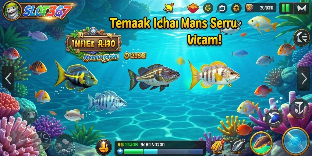 Gameplay mengasyikan dengan suasana memancing yang seru.