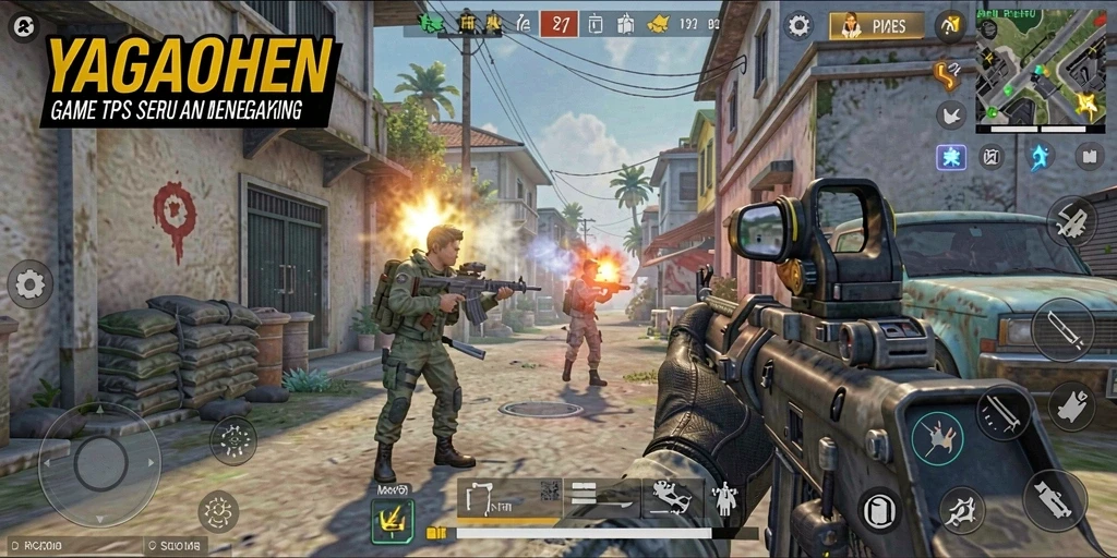 Tampilan gameplay YAGAOHEN dengan grafik yang menawan dan aksi mendebarkan.