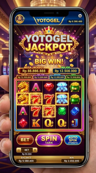 Pengguna yotogel sedang menikmati pengalaman bermain yang menyenangkan.